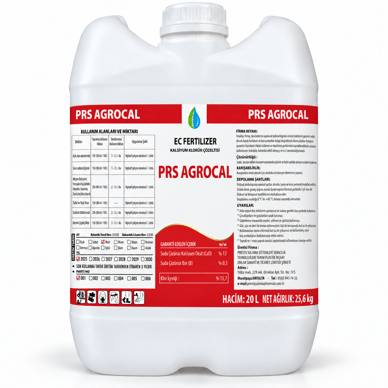 PRS AGROCAL ürün görseli